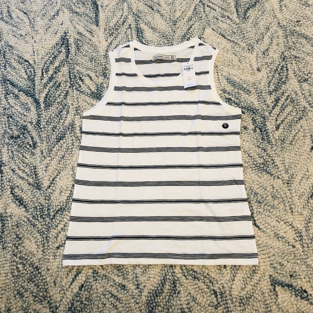 Brand New Abercrombie & Fitch striped tank top
